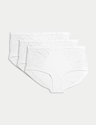 3pk Amelia Lace High Rise Shorts