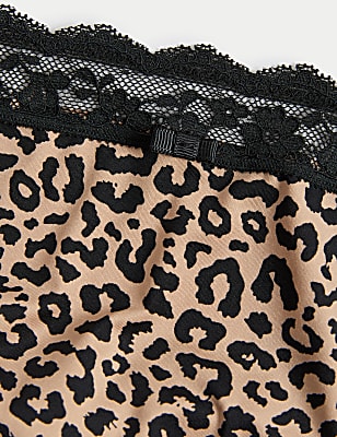 Floral Print High Leg Knickers