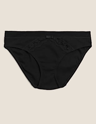 Cotton Mix Plain Skinny Fit Knickers