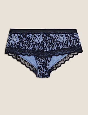 Cotton Mix Lace Low Rise Knickers