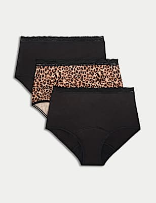 3pk Heavy Absorbency Period Full Briefs