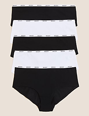 5pk Supima Cotton Body Low Rise Shorts