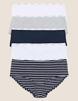 5pk Supima Cotton Body Knicker Shorts