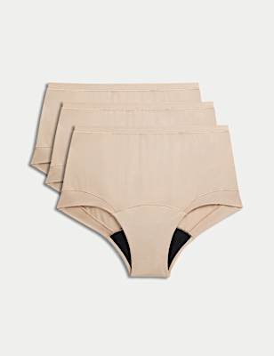 3pk Heavy Absorbency Period Full Briefs