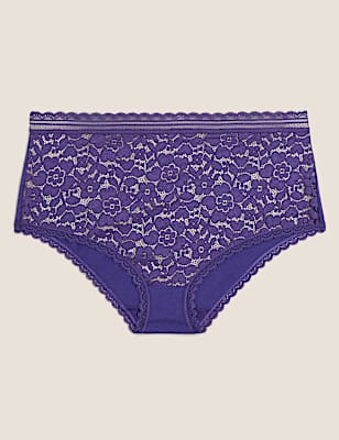 Cotton Rich & Lace Full Briefs