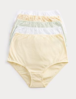5pk Pure Cotton Full Briefs