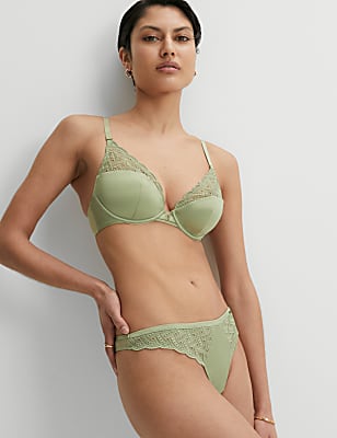 Belize Embroidery Thong