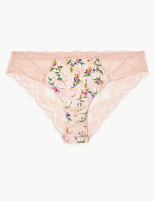 Silk & Lace Brazilian Knickers