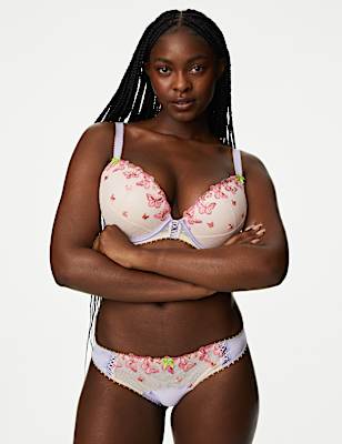 Aurelia Embroidery Bikini Knickers