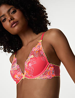 Josefine Embroidered Wired Plunge Bra (A-E)