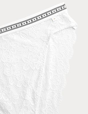 Cleo Lace High Leg Knickers