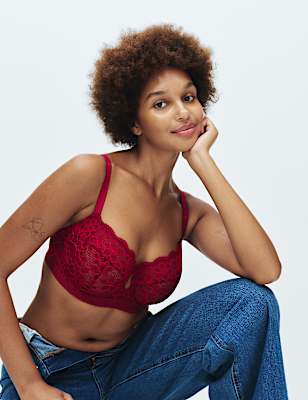 Cleo Lace Wired Balcony Bra (F-H)