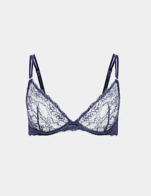 Ida Lace Wired Plunge Bra (A-E)