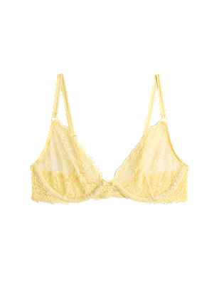 Ida Lace Wired Plunge Bra (A-E)