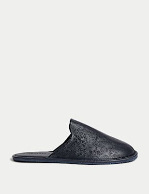 Leather Mule Slippers with Freshfeet&trade;