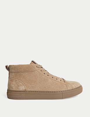 Suede High Top Trainers