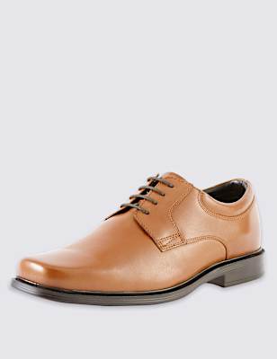 Wide Fit Airflex&trade; Leather Shoes