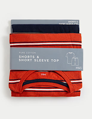 Pure Cotton Striped Pyjama Set