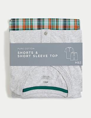 Pure Cotton Checked Pyjama Set
