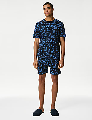 Pure Cotton Tropical Print Pyjama Set