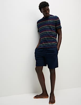 Pure Cotton Striped Pyjama Set