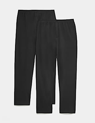 2 Pack Ultimate Cotton Rich Loungewear Bottoms