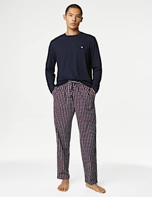 Pure Cotton Bird Print Pyjama Set