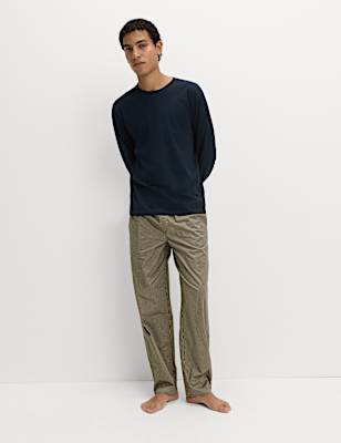 Pure Cotton Houndstooth Pyjama Set