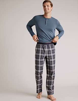 Premium Cotton Checked Pyjama Bottoms