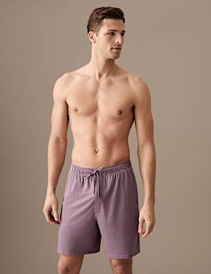 Cotton Blend Pyjama Shorts