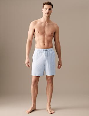 Cotton Blend Pyjama Shorts