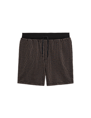 Supima Cotton Rich Ribbed Shorts