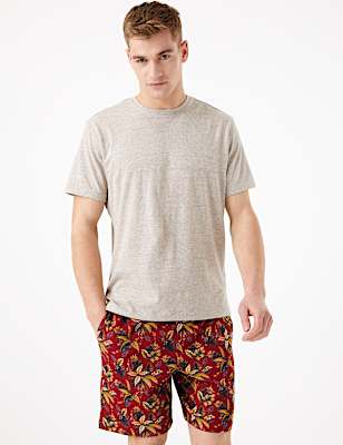 Pure Cotton Palm Print Pyjama Set