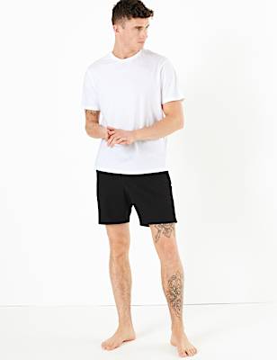 2 Pack Pure Cotton Jersey Pyjama Shorts