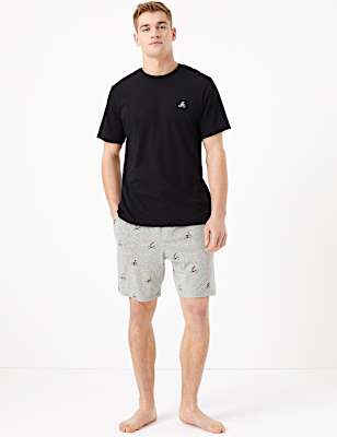 Pure Cotton Bike Print Pyjama Set