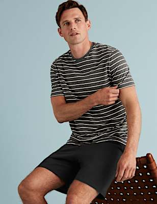 Pure Cotton Striped Pyjama Set