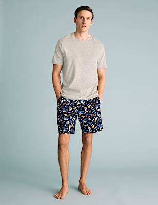 Pure Cotton Hawaiian Print Pyjama Set