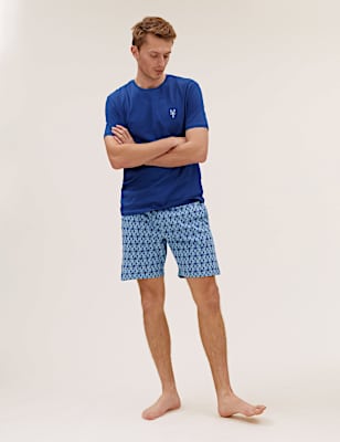 Pure Cotton Lobster Print Pyjama Set