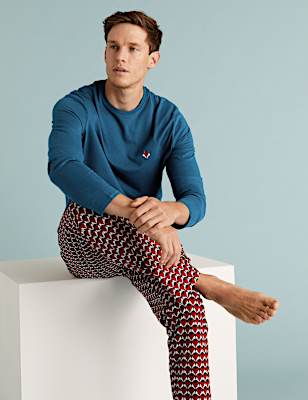 Pure Cotton Printed Pyjama Set