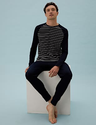 Pure Cotton Striped Pyjama Set