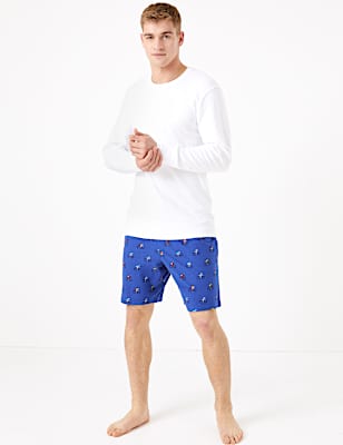 Bike Print Pyjama Shorts