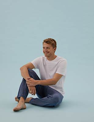 Cotton Jersey Loungewear Bottoms