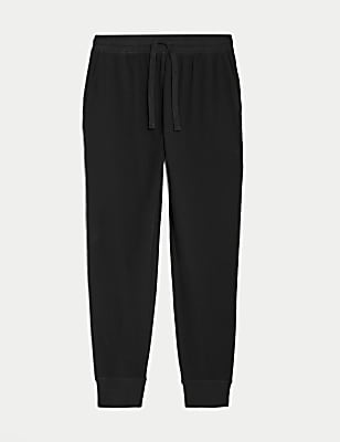 Pure Cotton Waffle Jogger Bottoms