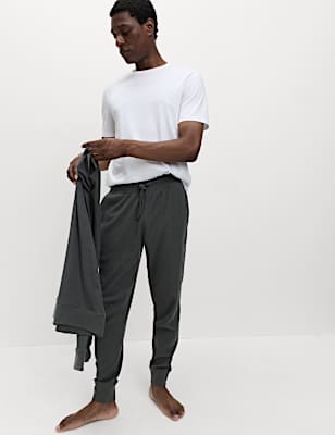 Pure Cotton Waffle Loungewear Bottoms