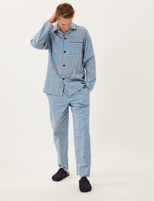Pure Cotton Mosaic Print Pyjama Set