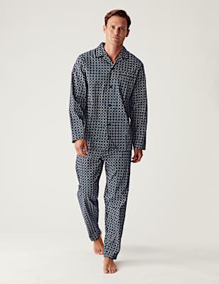 Pure Cotton Mosaic Print Pyjama Set