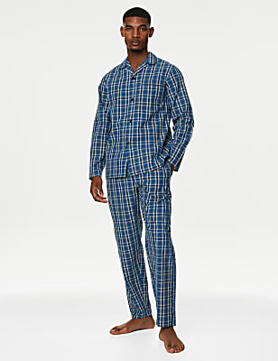 Pure Cotton Checked Pyjama Set