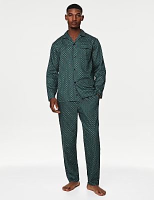 Pure Cotton Mosaic Print Pyjama Set