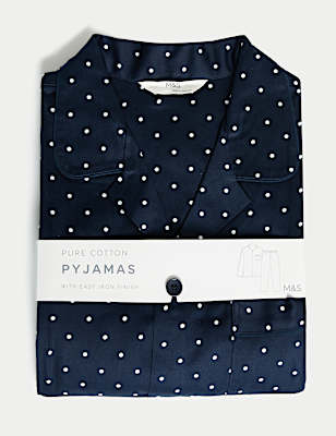 Pure Cotton Polka Dot Pyjama Set