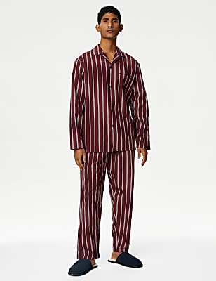 Pure Cotton Striped Pyjama Set